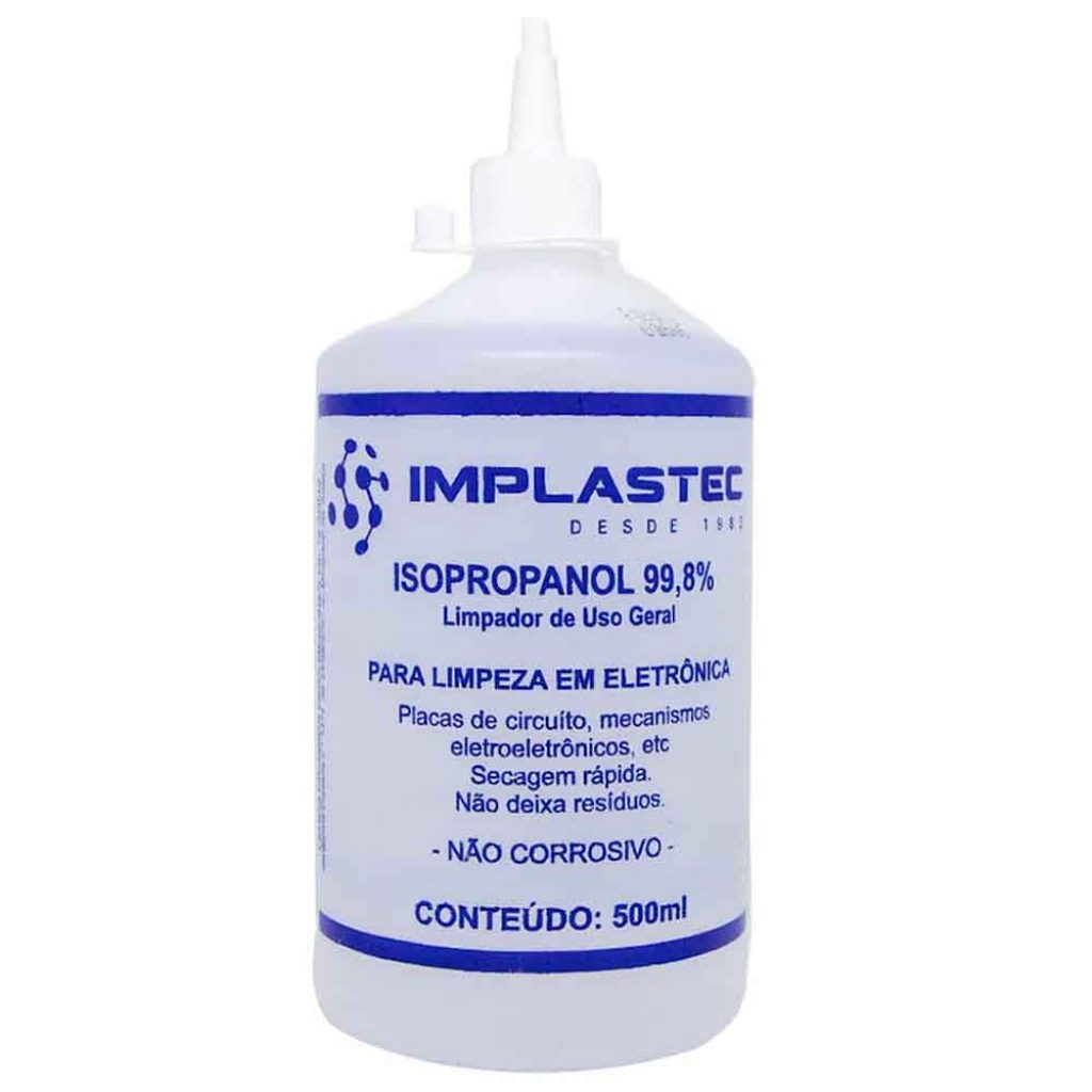 ALCOOL ISOPROPANOL IMPLASTEC 500ML PAIP050024