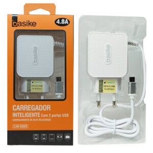 Carregador V8 4.8a Basike Ba-car-9009 Promoçao