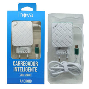 Carregador Micro USB V8 4.1a 2usb Inova Car-g5086