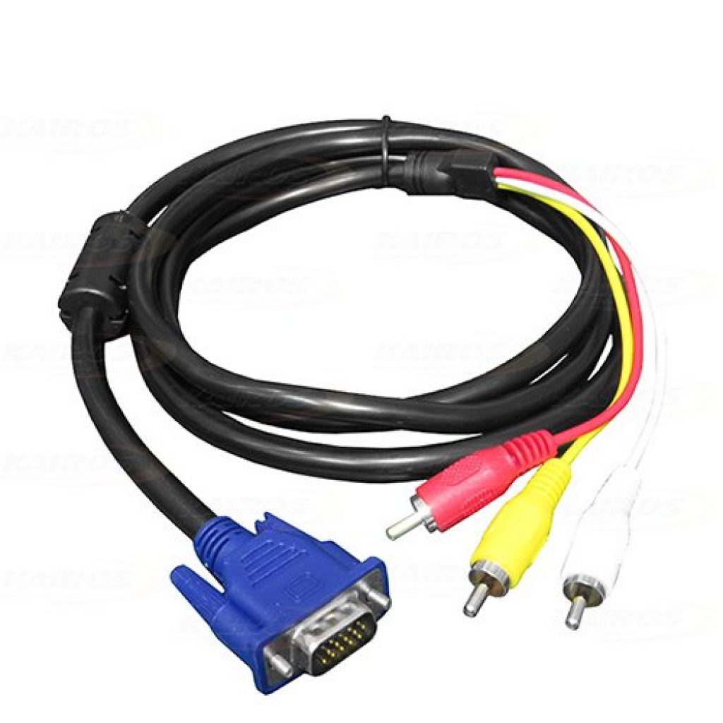 Cabo de Video Lelong VGA 3rca Le-6617 - Atacadão Eletrônicos