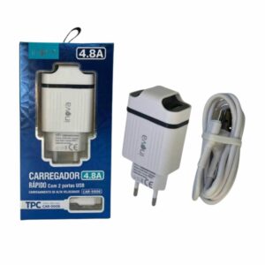 Carregado tipo C 4.8a 2usb Inova Car-9006