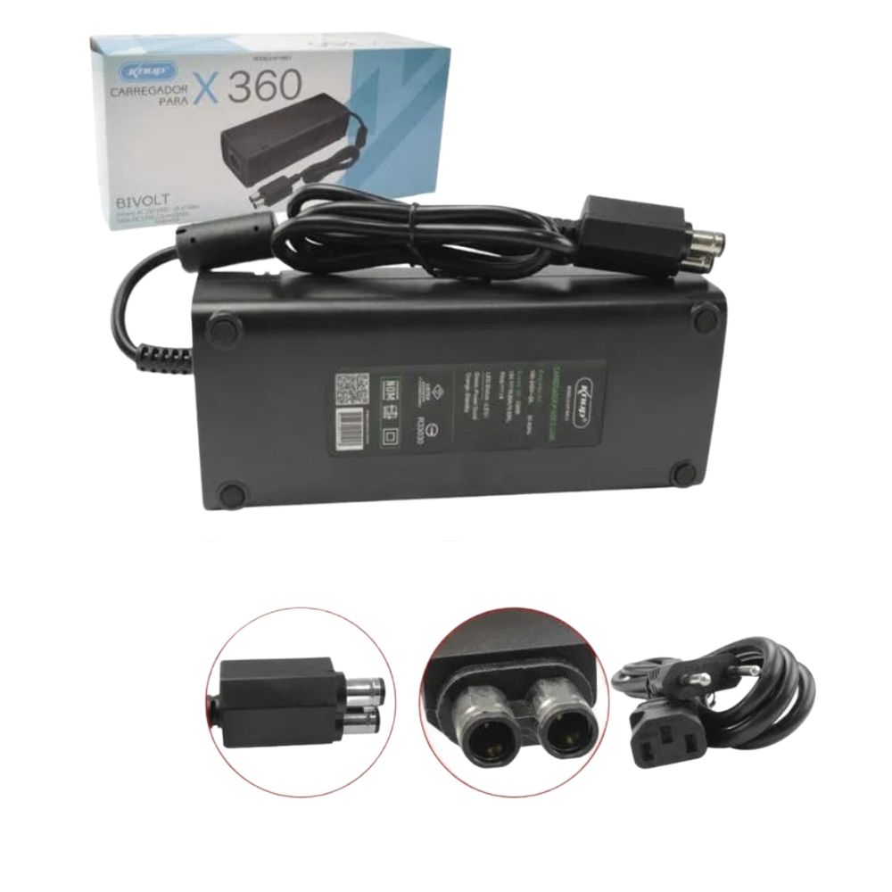 FONTE XBOX 360 SLIM KUNP KPW013 BIVOLT