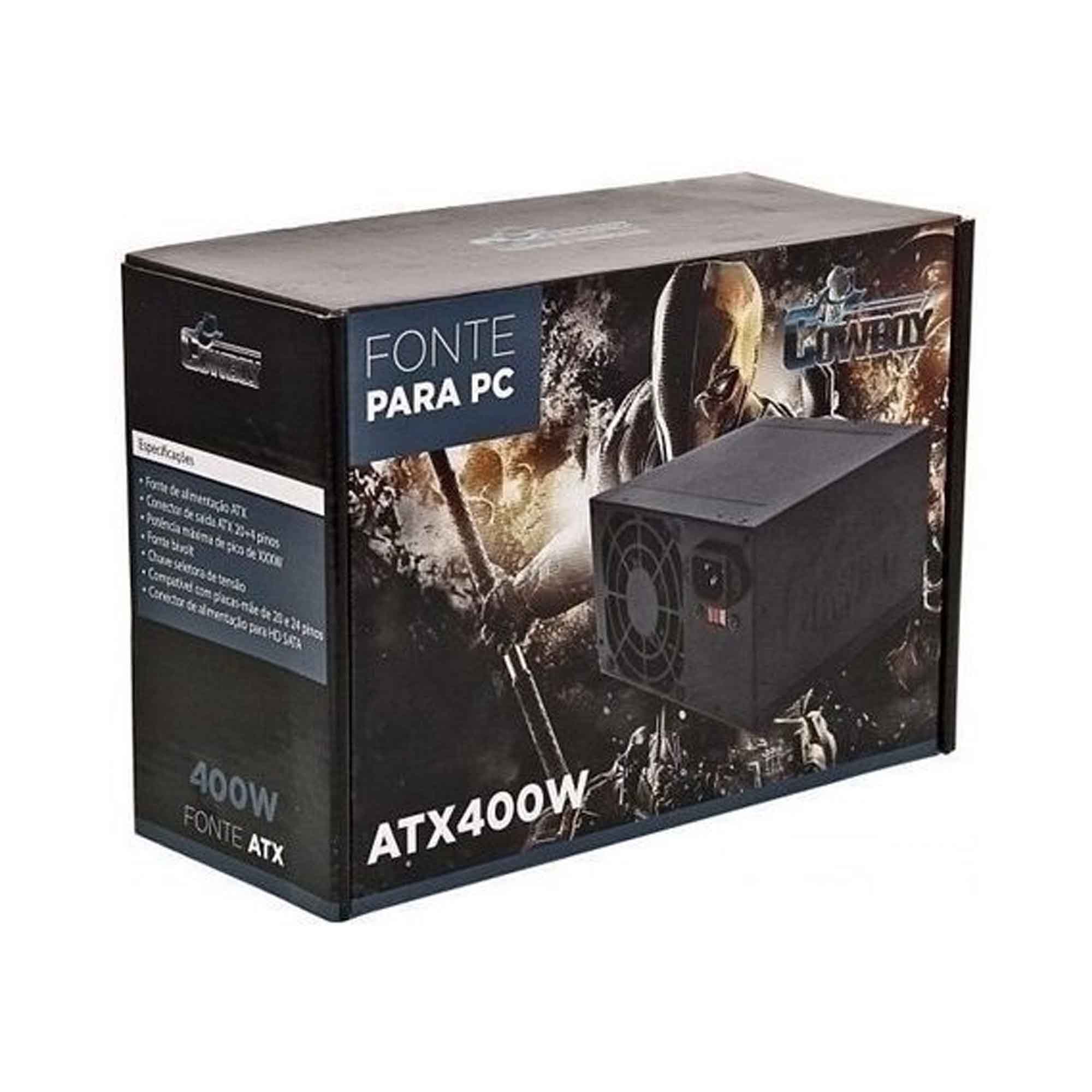 Fonte de Alimentacao para PC ATX 400w Knup Kp 532 Atacadao Eletronicos