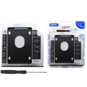 Caddy segundo HD para Notebook 9,5 MM Knup Kp-hd010