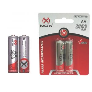 Pilha Recarregavel Mox-aa2600 B2