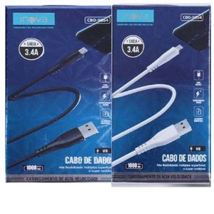 Cabo de Dados USB V8 1M 3.4a Inova Cbo-9854