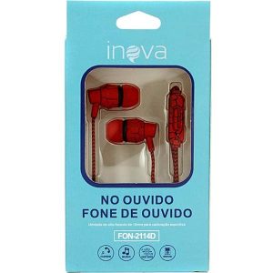 Fone de Ouvido com FIO Inova Fon-2114d