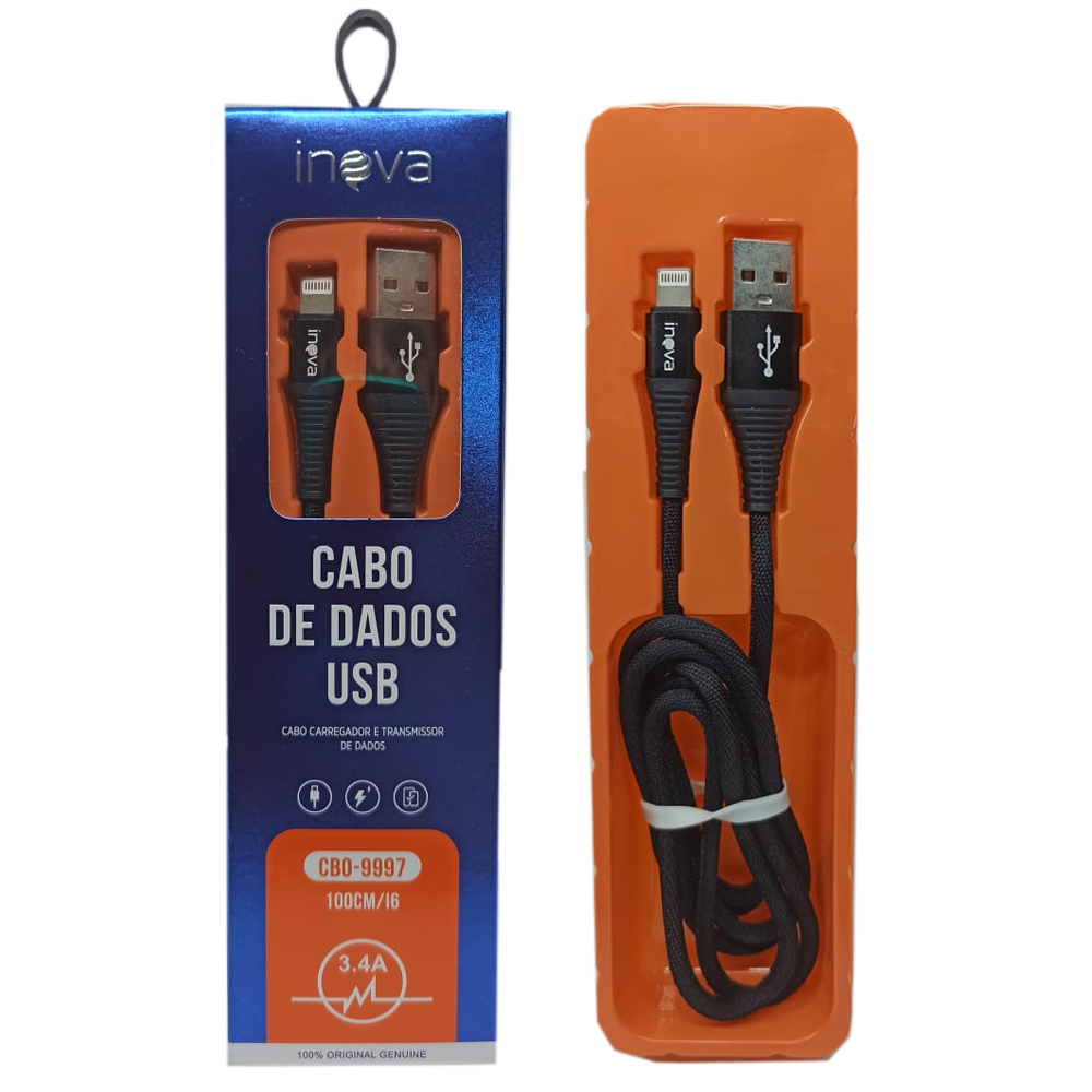 Cabo de Dados IOS 1M 3.4a Inova Cbo-9997