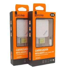 Carregador Rapido V8 2usb Basike Ba-car-9011