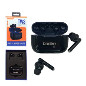 Fone de Ouvido sem FIO TWS Basike Ba-fon-6737