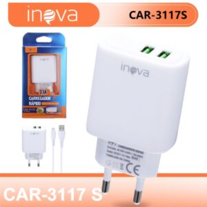 Carregador Rapido Inova V8 3.1acar-3117s