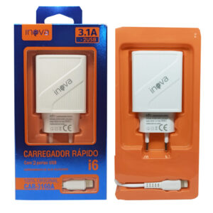Carregador Rapido 2usb 3.1a Iphone Car-3160a