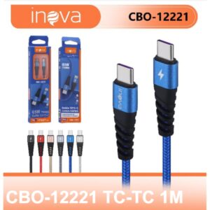 CABO DADOS TIPO C/TIPO C – 1m 65W INOVA CBO-12221
