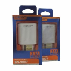 Fonte de Carregador 3.1a 2usb Inova Prime Kv-9007
