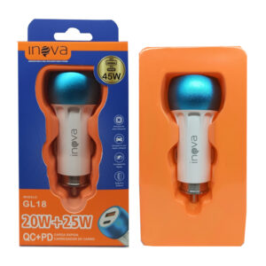 CARREGADOR FONTE VEICULAR 45W INOVA GL18