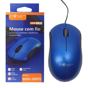 Mouse Optico com FIO Inova Mou-20055
