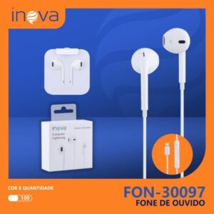 FONE DE OUVIDO IPHONE INOVA FON-30097