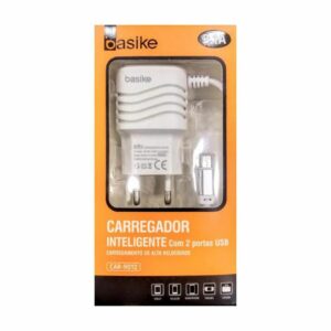 Carregador V8 3.1 2usb Basike Ba-car-9012 Promoçao
