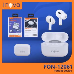 Fone de Ouvido Bluetooth TWS Inova Fon-12061