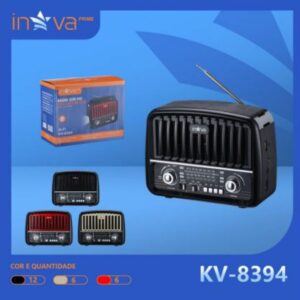 Radio Retrô sem FIO Inova Kv-8394