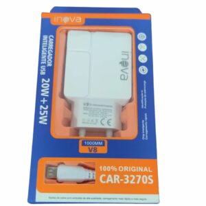 Carregador Inteligente 1M V8 20w+25w Inova Car-3270s