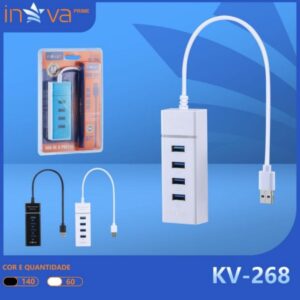 HUB USB 4 Portas Inova Kv-268