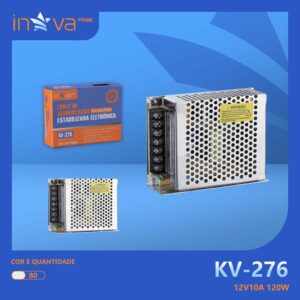 Fonte de Alimentação Chaveada 12V Dc/10a Inova Kv-276