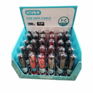 Cabo de Dados Tubo tipo C 2M Kivee Kv-016