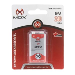 Bateria Recarregável MOX Mo-9v240