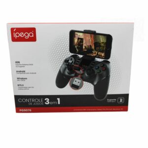 Controle Gamer Bluetooth Wireless Ipega Pg-9076