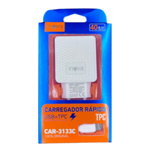 Carregador Rápido tipo C Inova Car-3133c