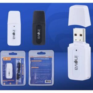 RECEPTOR BLUETOOTH COM CABO AUXILIAR INOVA BTMR-6313