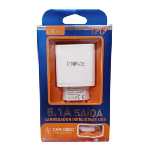 Carregador Inteligente 5.1a tipo C Inova Car-3305c