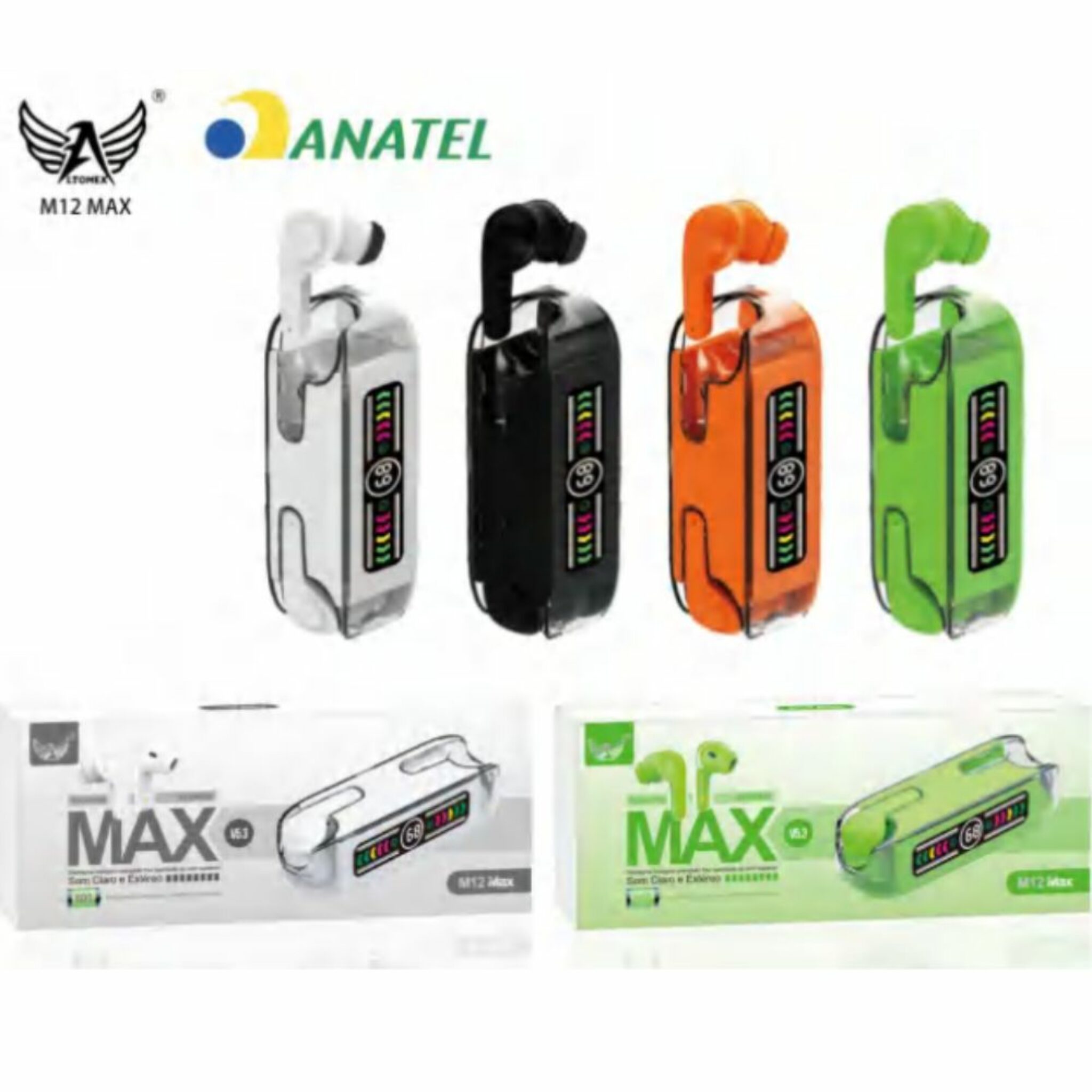 Fone De Ouvido Bluetooth Altomex M Max