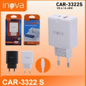 Carregador Rapido 48W V8 Inova Car-3322s