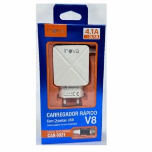 CARREGADOR RAPIDO 4.1 V8 INOVA CAR-9021