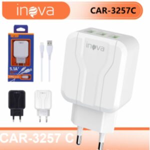 Carregador Rapido tipo C 5.1a Inova Car-3257c