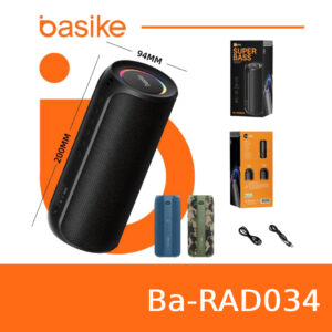 CAIXA DE SOM BLUETOOTH – BASIKE BA-RAD-034