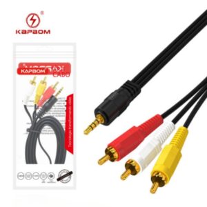 Cabo P2 + 3rca 1,5m Kapbom Kap-av-13