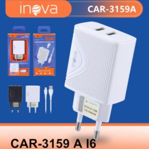 Carregador 3.1a I6 Inova Car-3159a