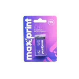 PILHA COMUM MAXPRINT 9V – 756487