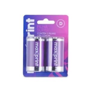 Pilha Comum Grande 1.5v BT C/2 Maxprint 756491