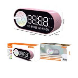 Caixa de SOM Bluetooth com Relogio Digital Ad-521 Altomex