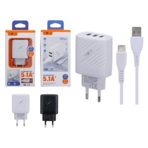 CARREGADOR 5.1A TIPO C INOVA CAR-3248C