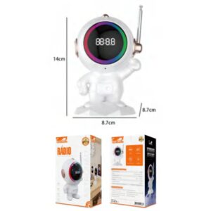 CAIXA DE SOM BLUETOOTH COM RELOGIO ELETROMEX EL-1068