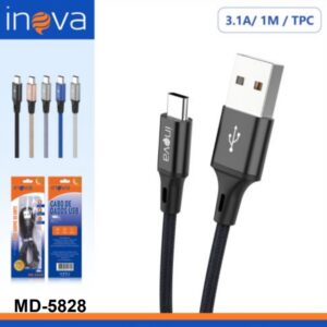 CABO DE DADOS 3.1A TIPO C INOVA MD-5828