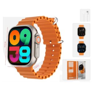 RELOGIO SMARTWATCH BAZIK W74 PRO MAX COM PULSEIRAS