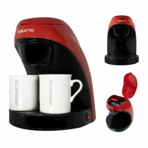 CAFETEIRA AROMA ACFP01I-01 VERMELHA 2 XICARAS 450W 127V AGRATTO