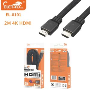 CABO HDMI VERSÃO 2.0 2m  ELETROMEX EL-8101