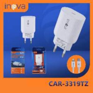 Carregador tipo C/lightning 20W Inova Car-3319tz